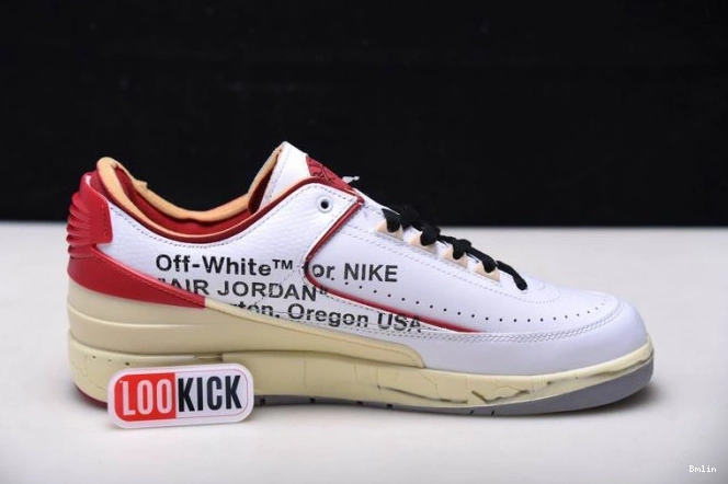 Boostmaster lin Retro Off-White SP Low White Jordan 2 Red DJ4375-106 0707